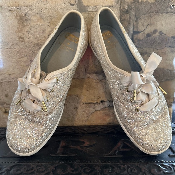 Kate Spade ♠️ New York Champion Glitter Sneakers - Picture 3 of 8